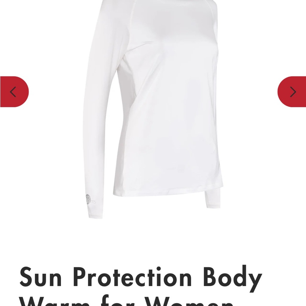 White Long Sleeve Sun Protection Shirt